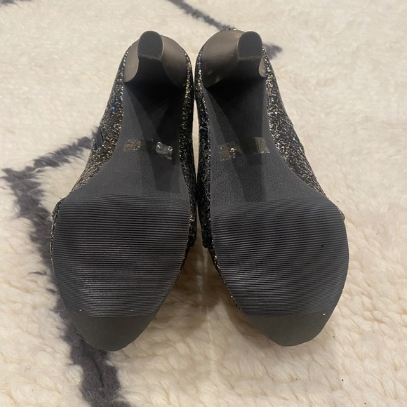 Women's Chunky Glitter Heel - Picture 6 of 8